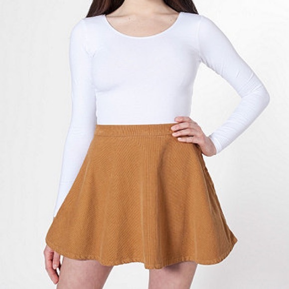 American Apparel Corduroy Circle Skirt - Picture 2 of 7